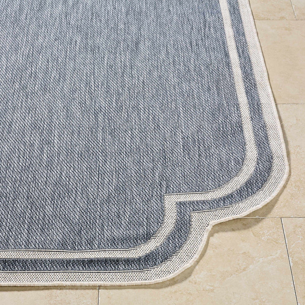 Thumbnail: Arnola Blue Outdoor Rug
