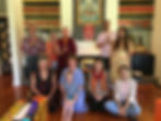 Group of people in a spiritual gathering