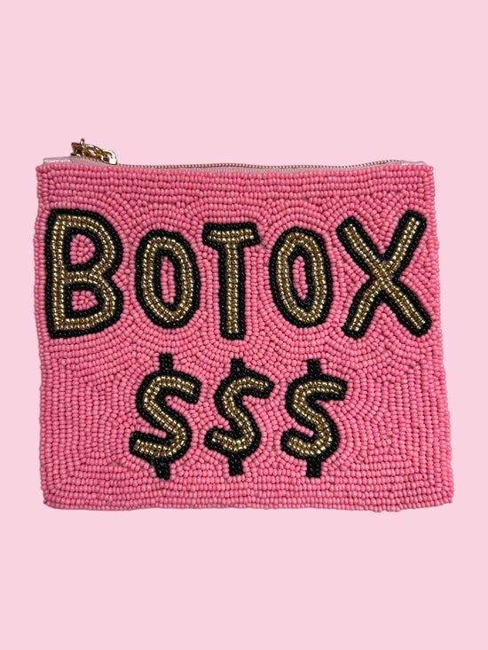 Botox $ Beaded Coin Pouch