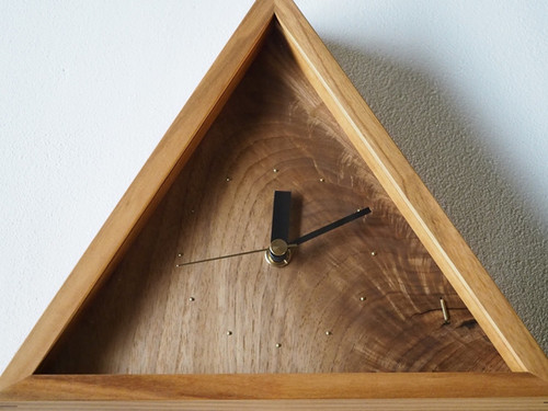 トライアングルクロック 木の時計 | UMEBACHI FURNITURE