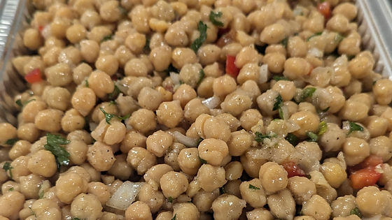 Power chickpea salad