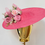 Thumbnail: Stunning Pink Roses & Foliage Large Wedding Fascinator Derby Ascot Race Day Hat