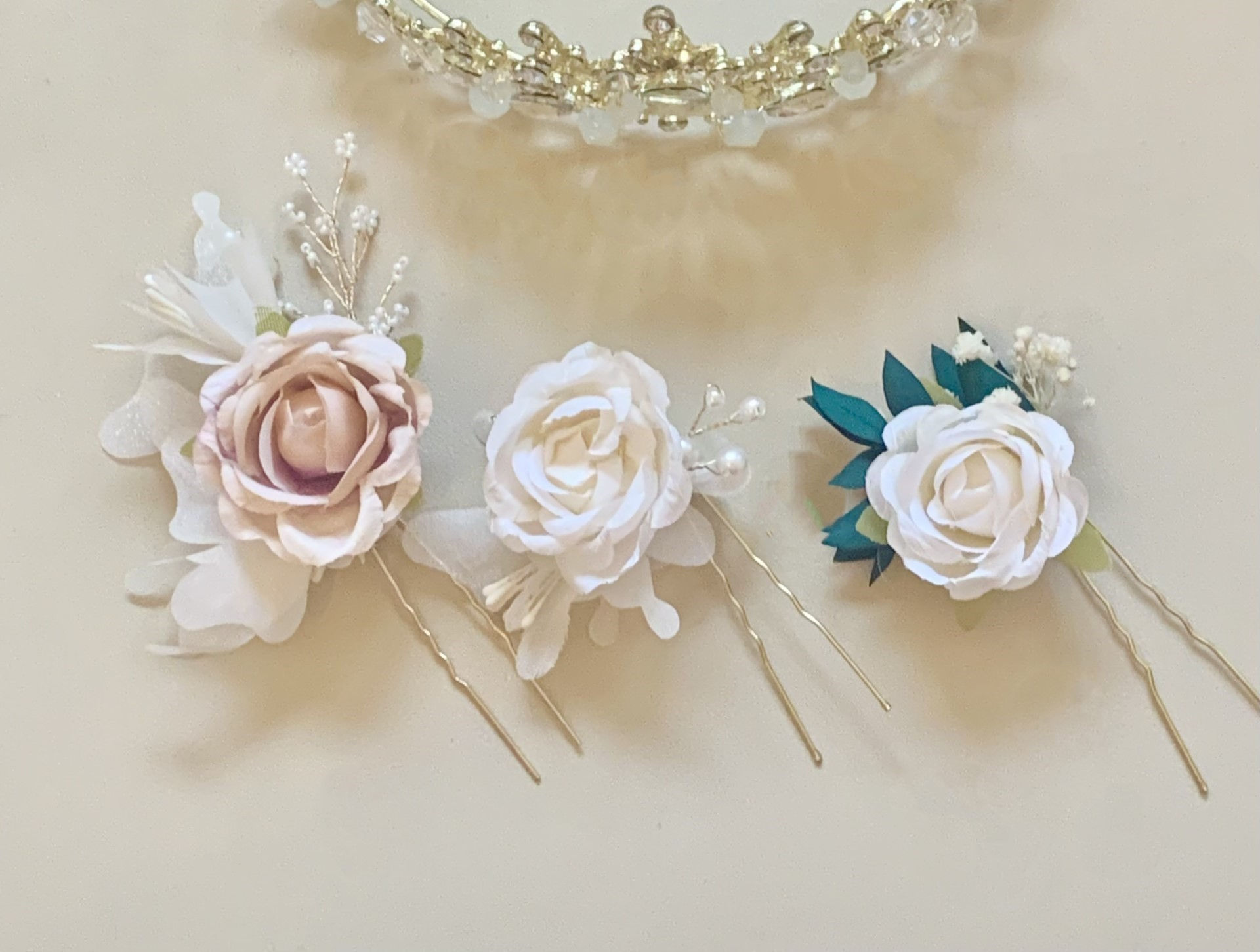 Simply Beautiful Dried Baby's Breath Gypsophila, Eucalyptus with Silk Flowers