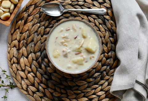 Rochester, NY, Food Photography, Food Styling, New England Clam Chowder - October Two