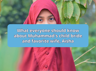 Muhammad child bride aisha