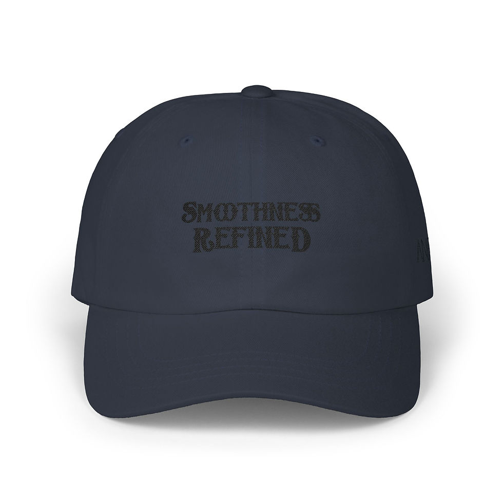 Thumbnail: Anirra "Smoothness" Dad Cap (Black Embroidery)