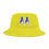 Thumbnail: ANIRRA "Echo White" Bucket Hat (Yellow)