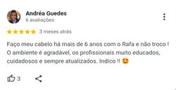 Depoimento sobre o ambiente do salão