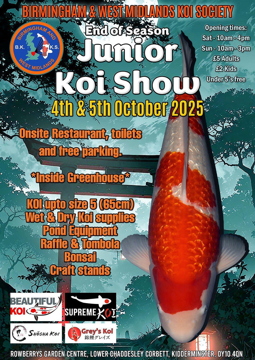 Koi Show and Events