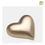 Thumbnail: Heart Keepsake Urn Brushed Gold