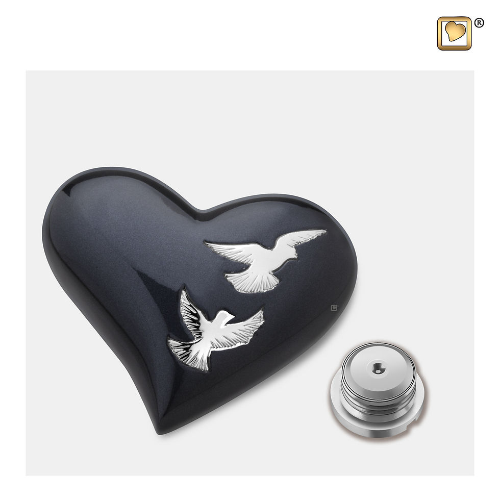 Thumbnail: Nirvana Adieu Heart Keepsake Urn