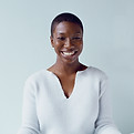 a smiling woman