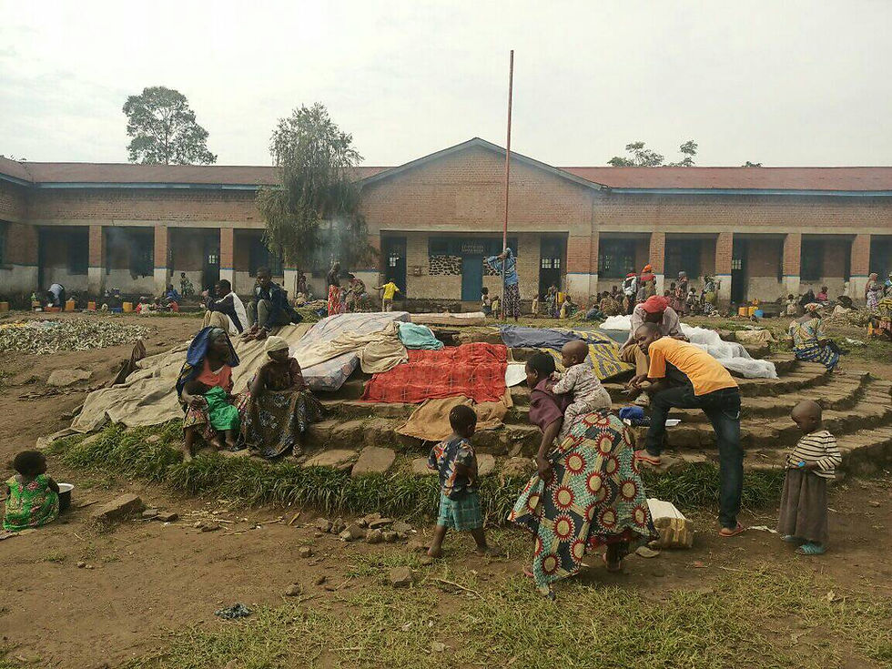 Des maisons avec ossature en bois construites pour les sinistrés des inondations de Kalehe(Sud-Kivu). Juillet 2023. Copyright © jeune patriotenews copyright 2026 AP. All rights reserved