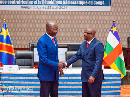 RDC - RCA : signature d’un accord stratégique de coopération militaire axé sur le renseignement