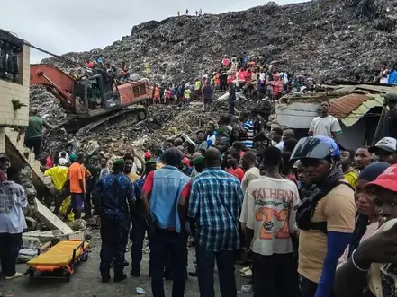 Éboulement dans une décharge en Guinée: deux ministres se rendent au chevet des sinistrés