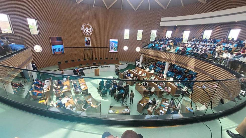 Symposium organisé par l'UNILU au sein de la salle de plénière de l'assemblée provinciale du Haut-Katanga. Lubumbashi, décembre 2024.