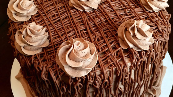 CHOCOLATE ONCE OVER CAKE