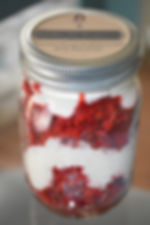 MASON JAR CAKES, RED VELVET (Quantity of five)