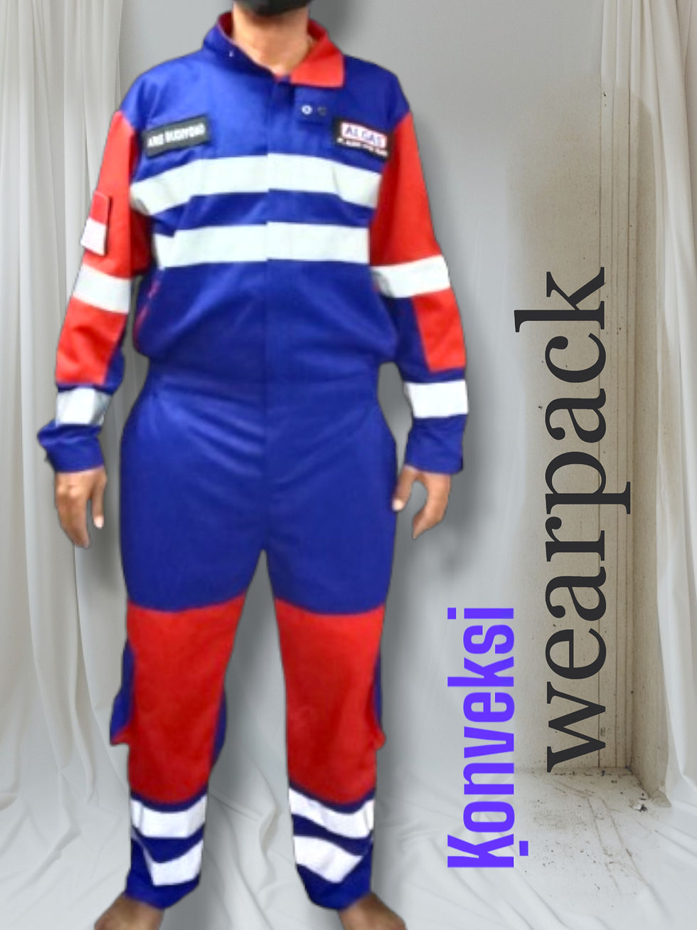 Neuwtama konveksi wearpack k3 bikin buat pesan jual produksi custom resmi model terbaru seragam, baju-celana K3 di seluruh indonesia. bahan american drill, bordir dan sablon, lengan panjang dan pendek, setelan / atas bawah. kwalitas jahit standar nasional SNI.