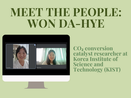 Converting carbon into ecofriendly substances: an interview with Won Da-hye
