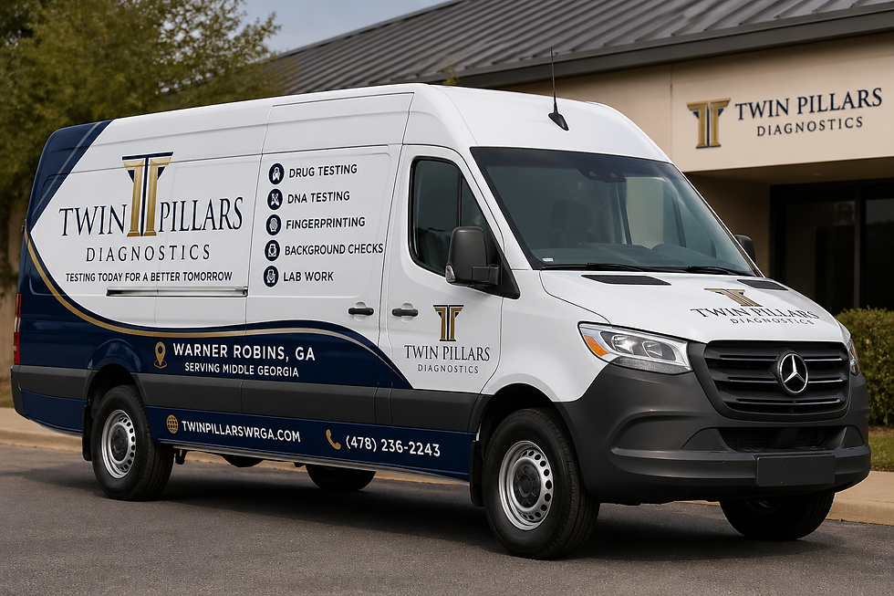 Mobile appointment for test services in Warner Robins, GA