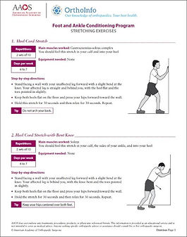 Exercises for your foot and ankle