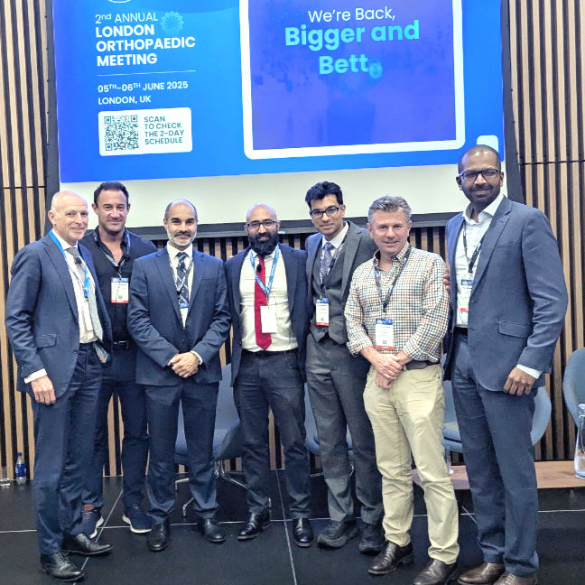 Dev Mahadevan and colleagues at the London Meeting