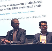 Dev Mahadevan at British Orthopaedic Association congress 2023