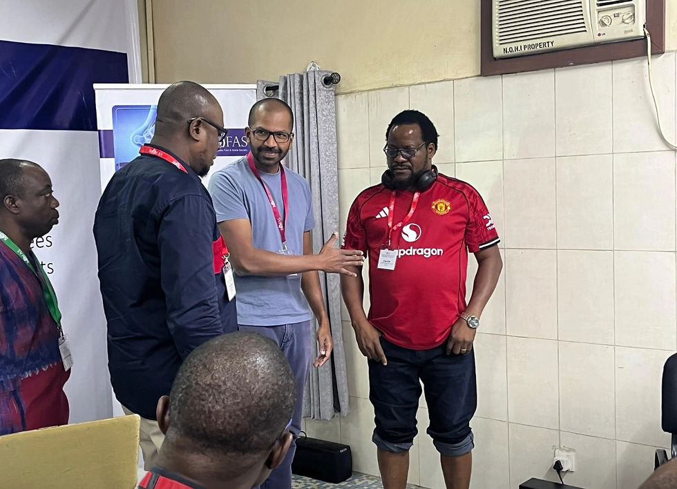 Mr Mahadevan as part of the teaching faculty at the BOFAS Principles Course in Lagos.