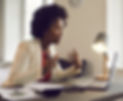 Black female therapist doing virtual therapy