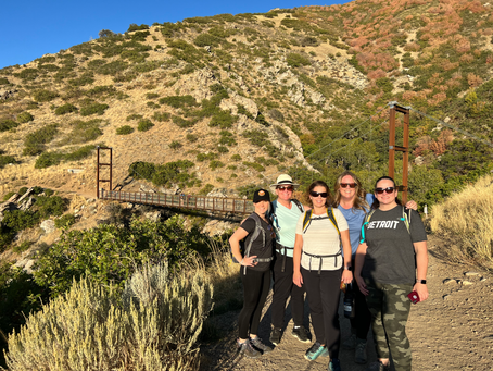 Hiking - Bear Canyon Suspension Bridge, Draper 10/5/22