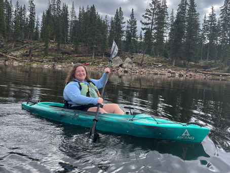 Kayaking - Lost Lake, Uintahs 7/19/25
