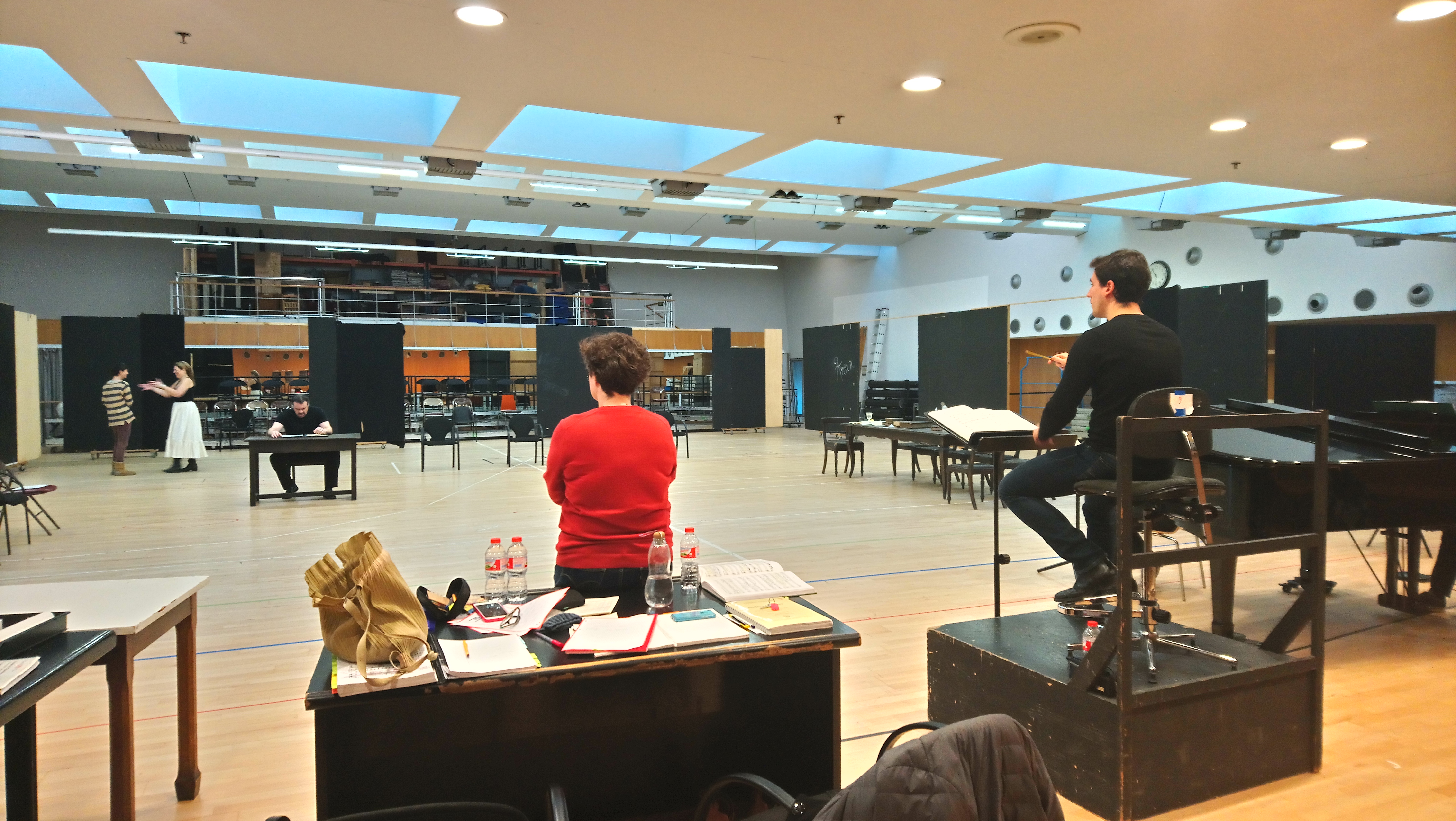 Dirigiendo "Andrea Chénier"