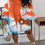 Thumbnail: Plus Size Casual Dress, Women's Plus Tie Dye Elastic Off Shoulder Layered Sleeve