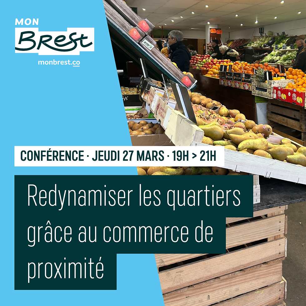 Conférence : Redynamiser les quartiers grâce au commerce de proximité
