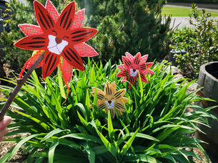 Tiger Lily Wand:  Craft Tutorial Pattern