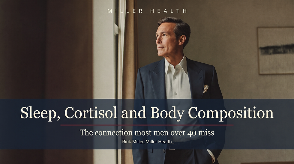 Miller Health: sleep, cortisol and body composition.