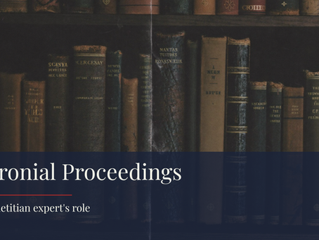 Coronial Proceedings — the dietitian expert's role
