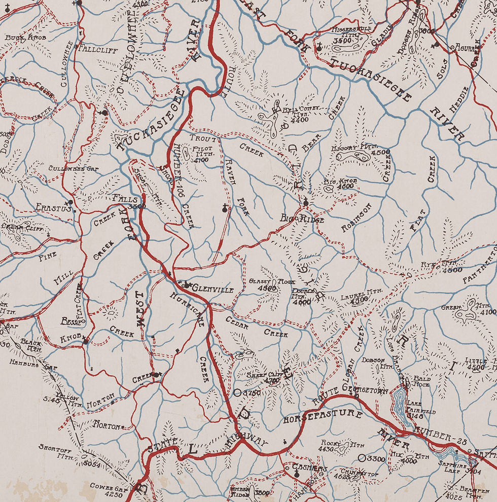 “Glenville section of 1924 map,” Hunter Library Omeka Collections