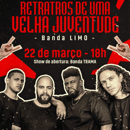 LIMO BAND LAUNCHES ITS NEW ALBUM IN A SHOW AT THE HELOÍSA ALBERTO TORRES CULTURAL HOUSE