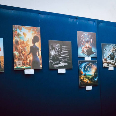 Exposição “Palavras Sem Fronteiras” transforma palavras em imagens na Casa de Cultura de Itaboraí