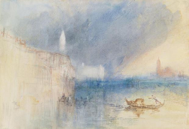 Storm At The Mouth Of The Grand Canal, Venice (circa 1840)