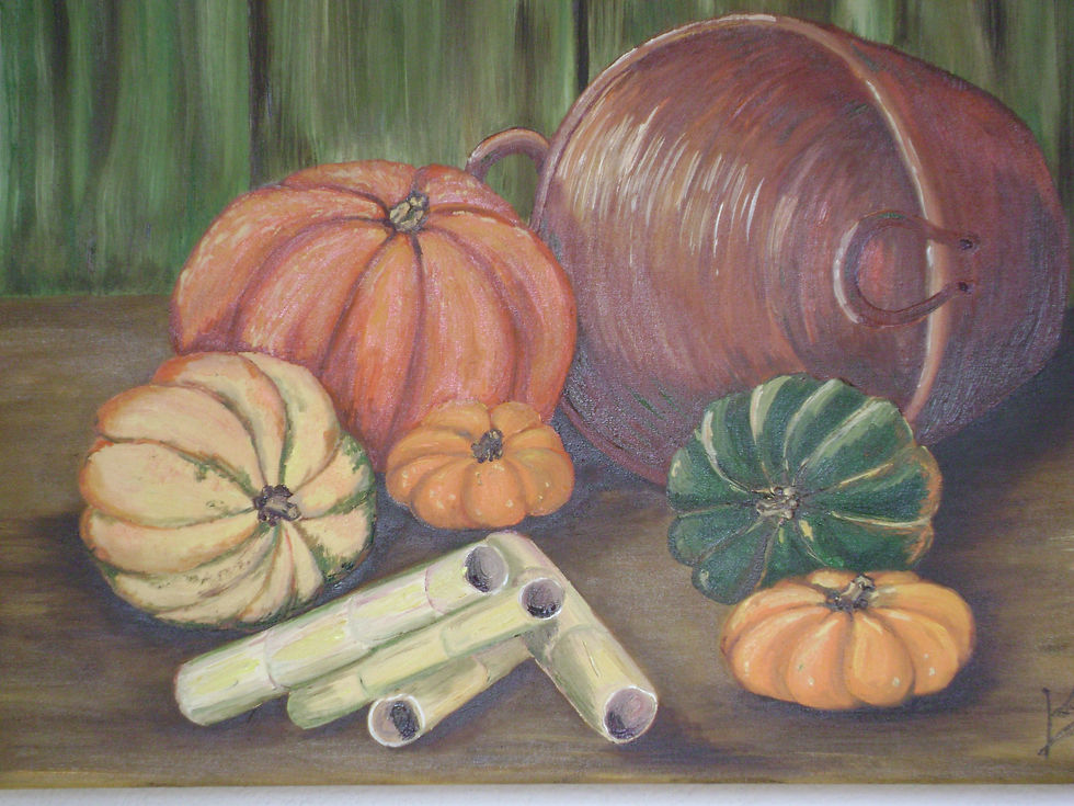 Calabazas listas para tacha