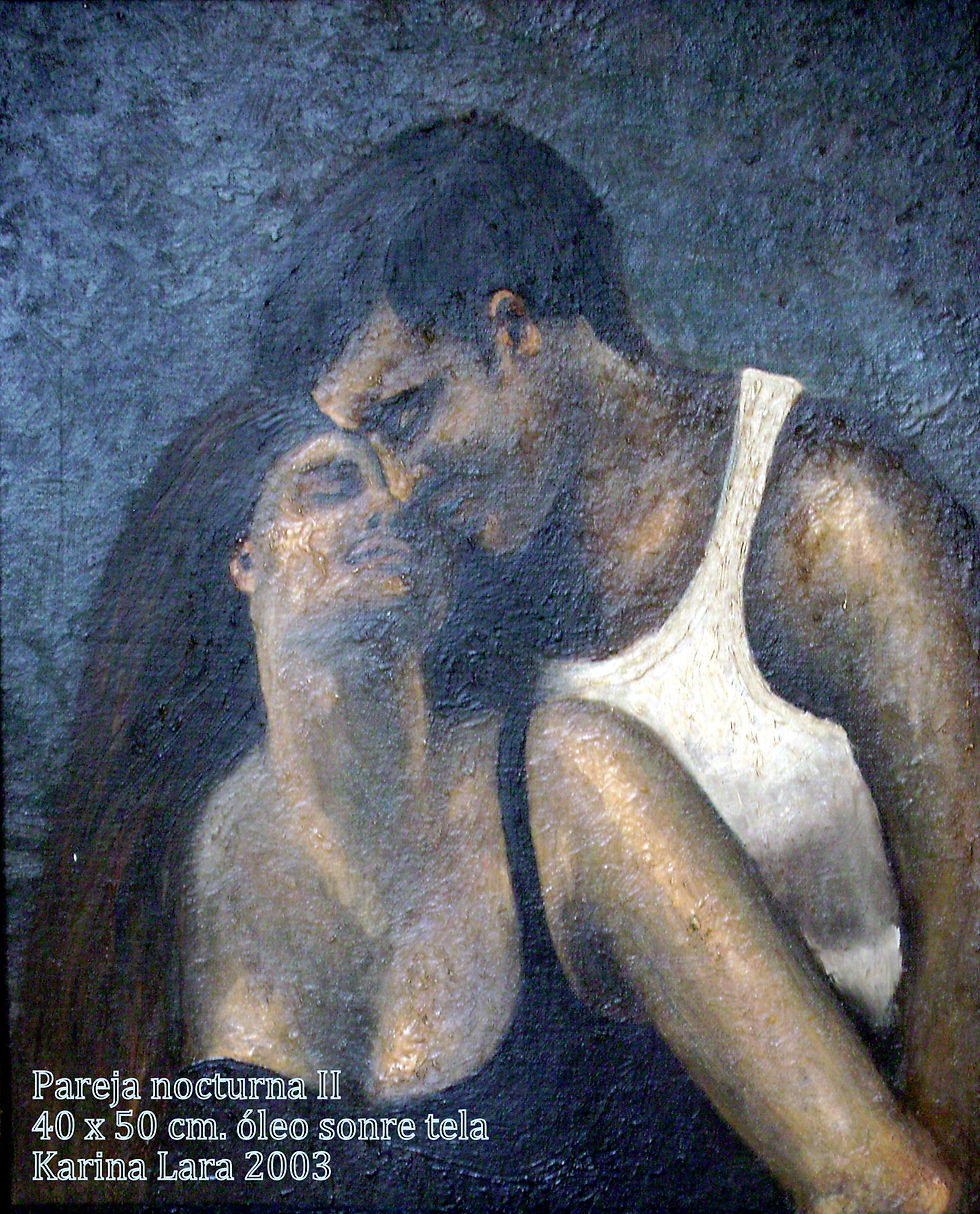pareja_nocturna_II_al_óleo