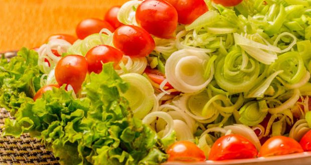 Arranged Food and Objects
