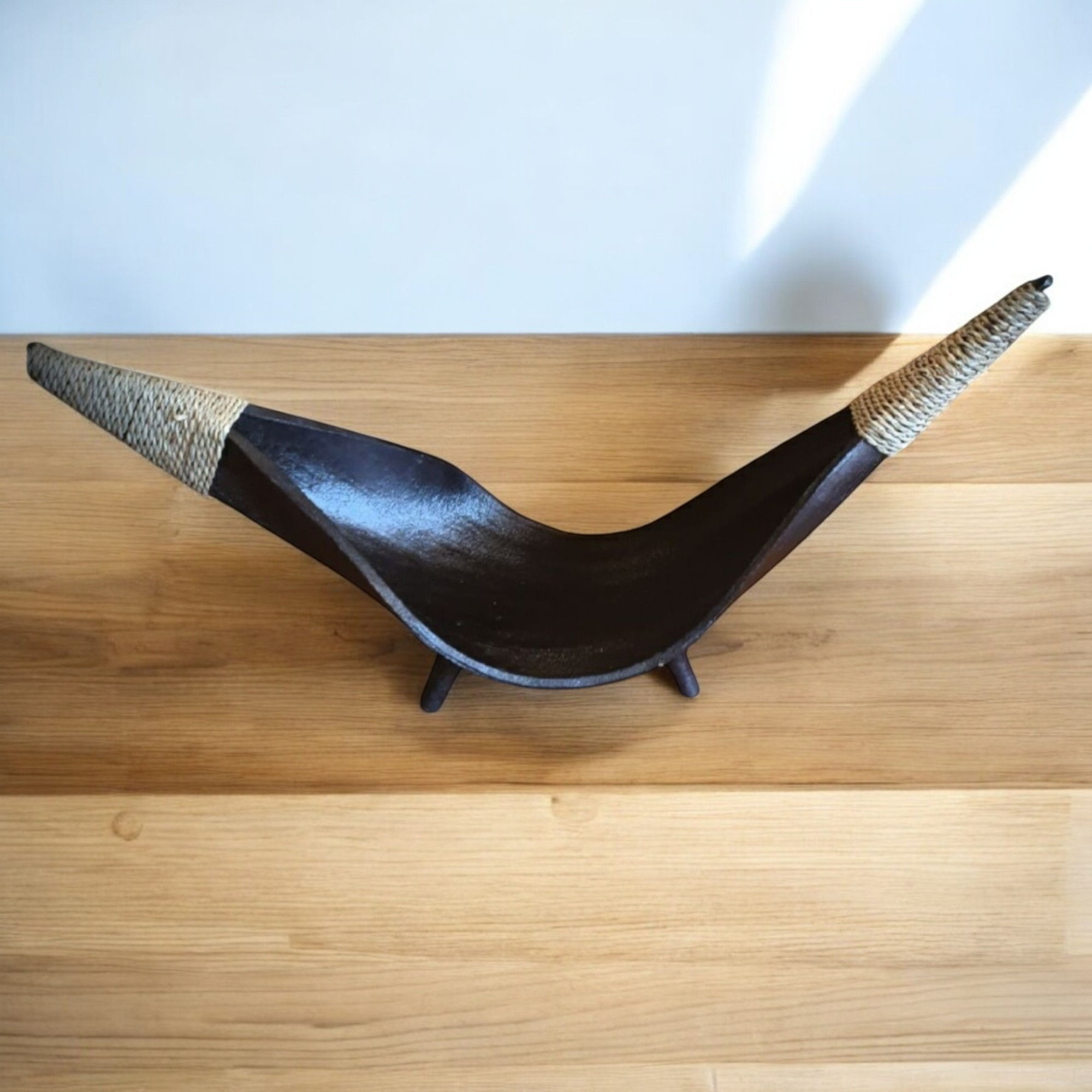 Coupe à fruits en Feuille de Palmier