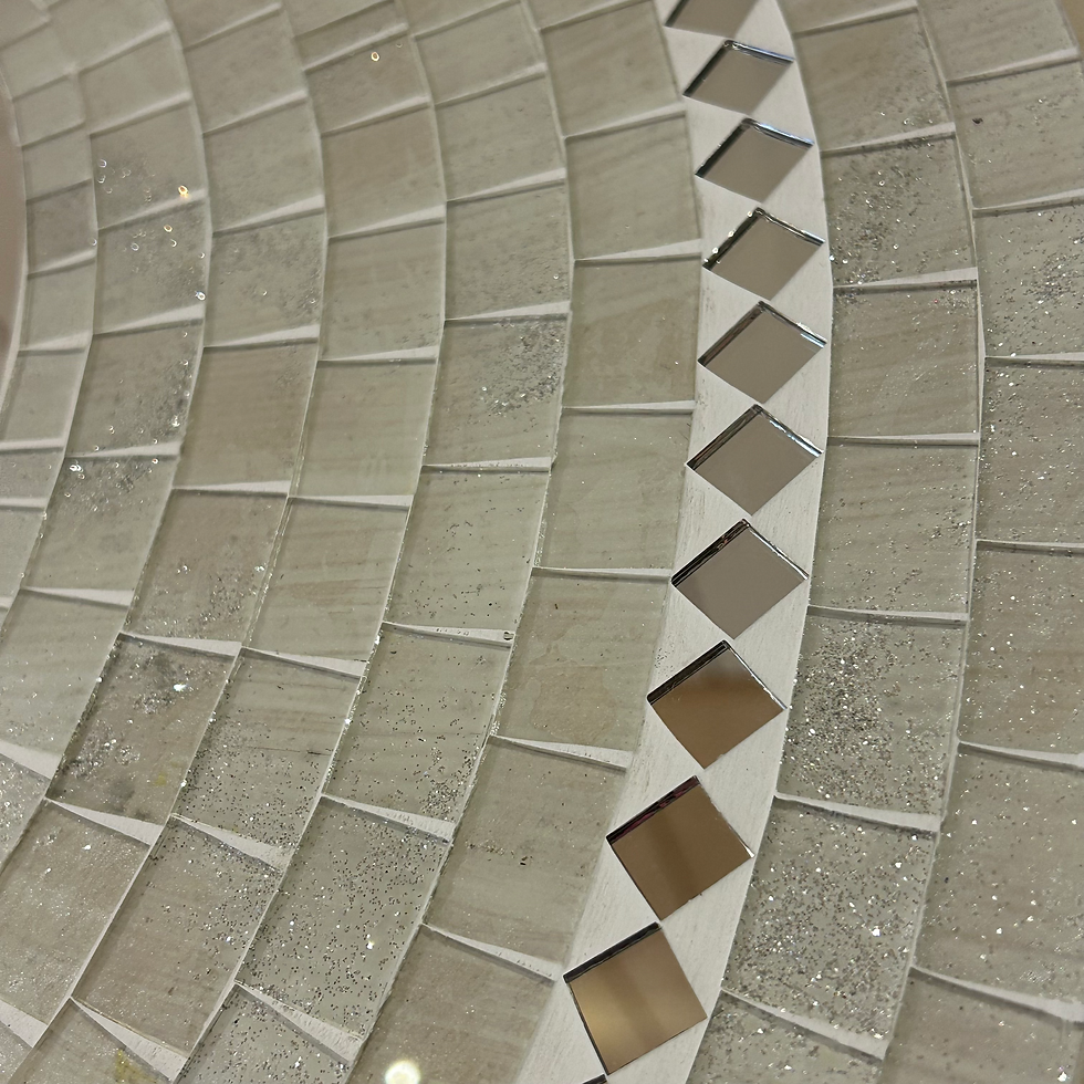 Miniature : Miroir Rond en Mozaïc