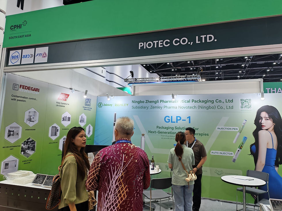 Piotec Co. Ltd Booth at CPHI SEA 2026, Bangkok, Thailand