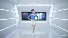 The music video of Miho Hamasaki dancing in a spaceship, which is now available on YouTube, has beco