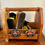 Thumbnail: Vintage Oak Shoe Shine Box w/accessories 